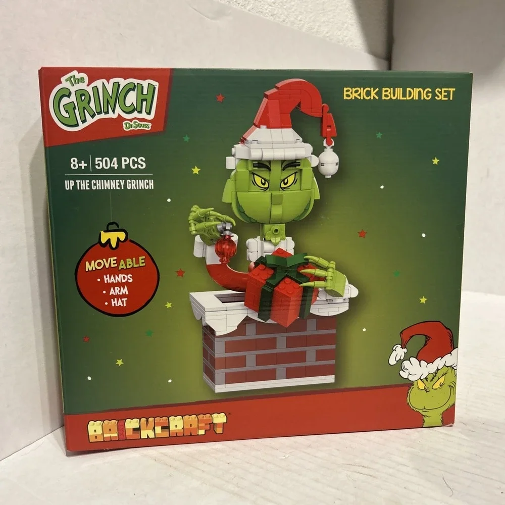 The Chimney Grinch Building Kit (504-Plastic Pcs Set) LIMITED EDITION‎ CHRISTMAS